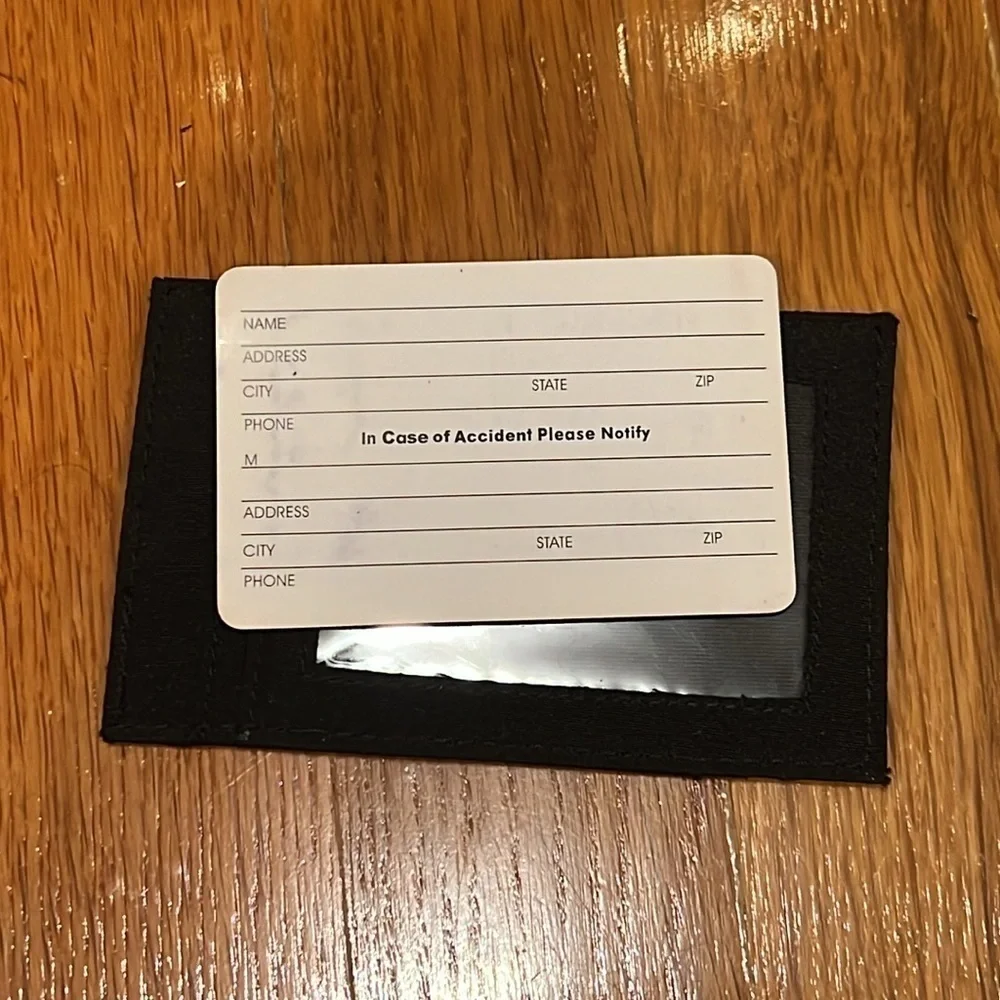 Kathy Van Zeeland Black Card Holder